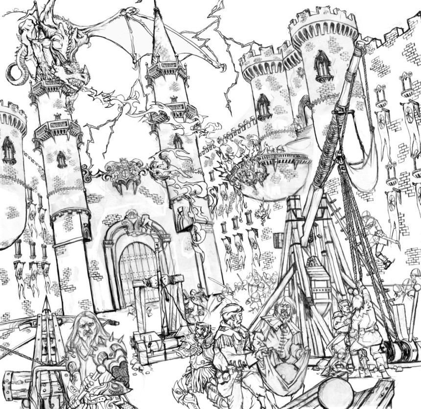 860x835 Fabulous The Hobbit Coloring Pages