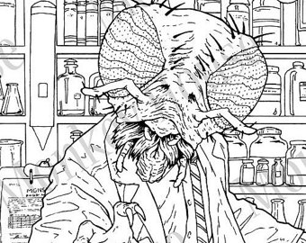 340x270 Coloring Pages For The Imagination By Monkeyhousestudio On Etsy