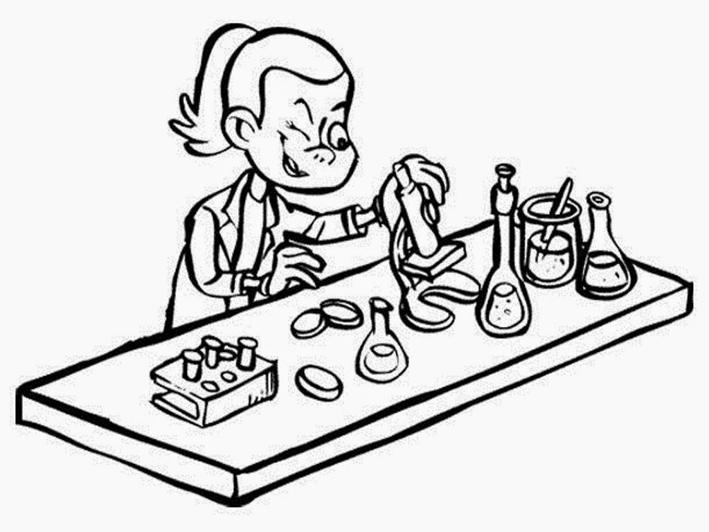 1024x768 Science Coloring Pages