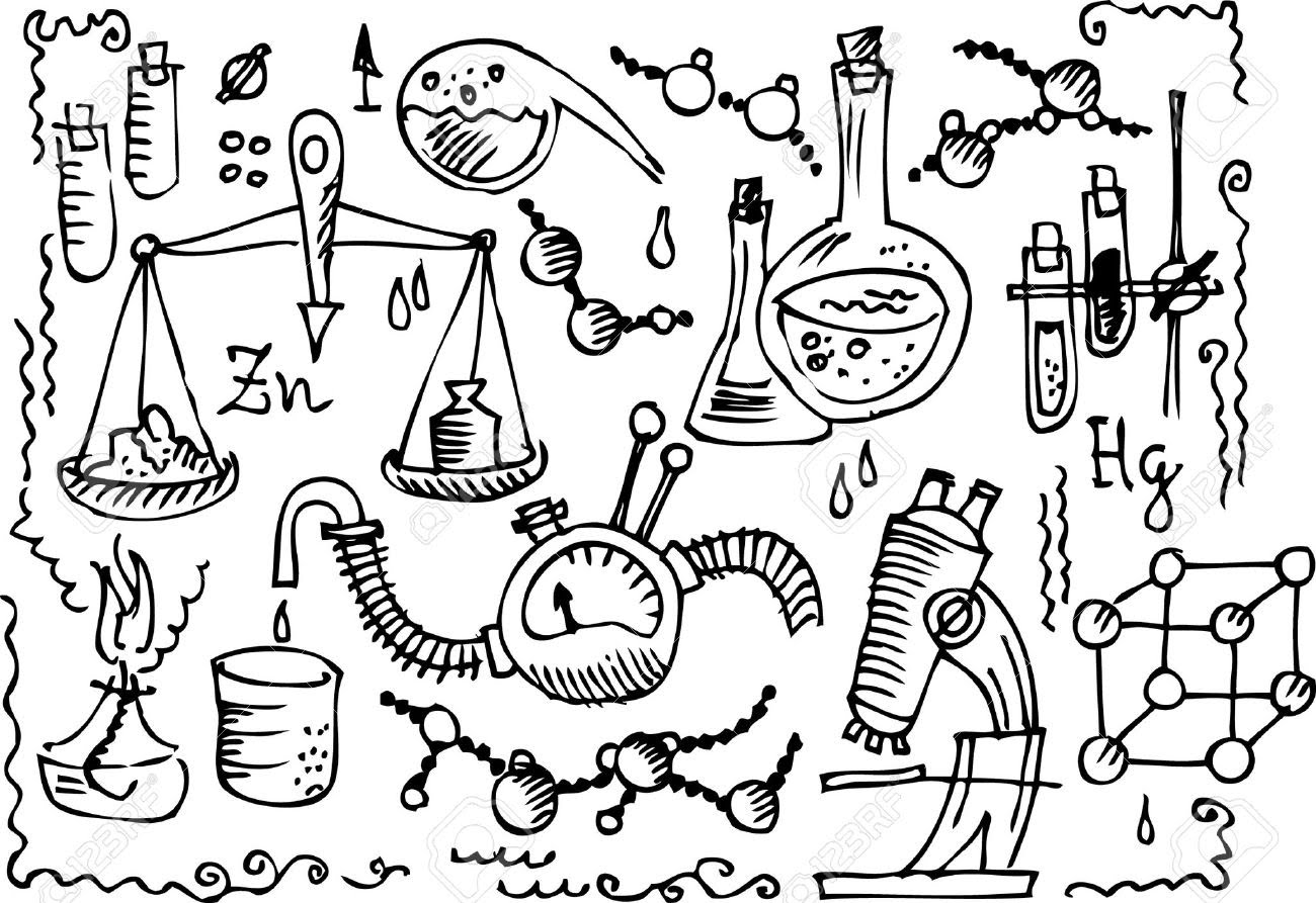1300x893 Science Lab Equipment Coloring Pages