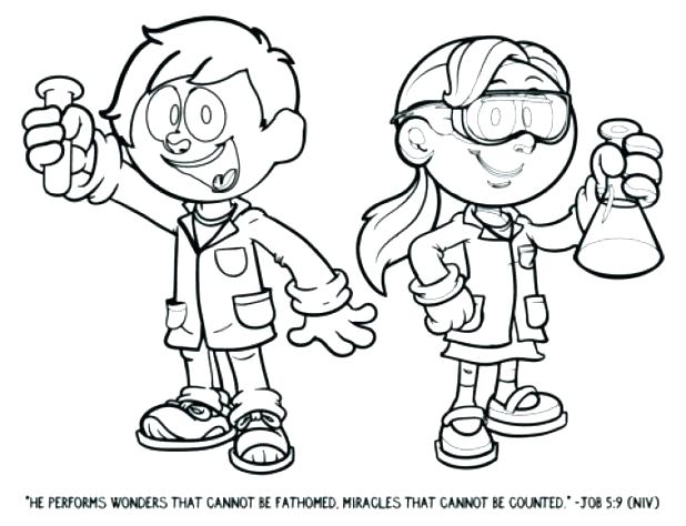 618x474 Scientist Coloring Page Free Mad Scientist Coloring Pages