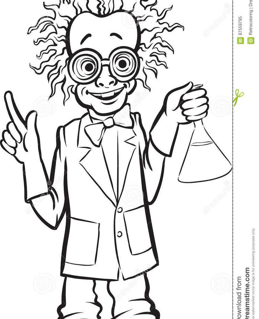 875x1080 Formidable Scientist Coloringage For Kidsages Science Earth