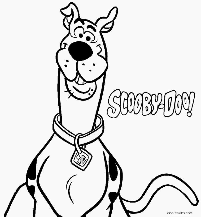 850x915 Printable Scooby Doo Coloring Pages For Kids Cool2bkids