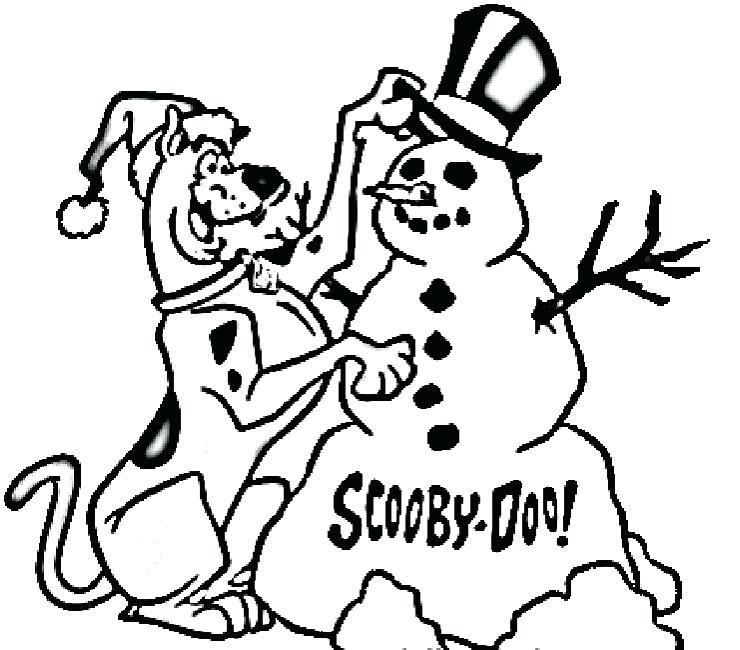 740x650 Scooby Doo Halloween Para Colorear Coloring Pages Printable En
