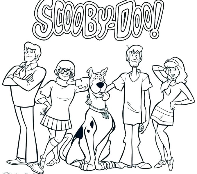 678x600 Free Scooby Doo Coloring Pages Coloring Books And Coloring Pages