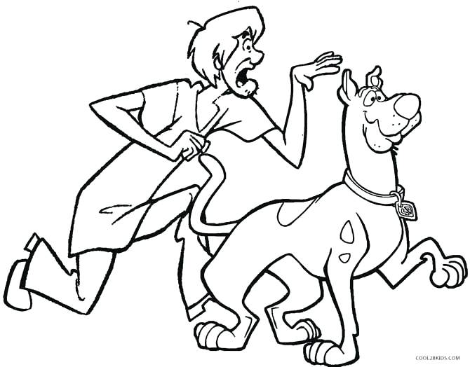 670x524 Scooby Doo Pictures To Color And Shaggy Coloring Pages Scooby Doo
