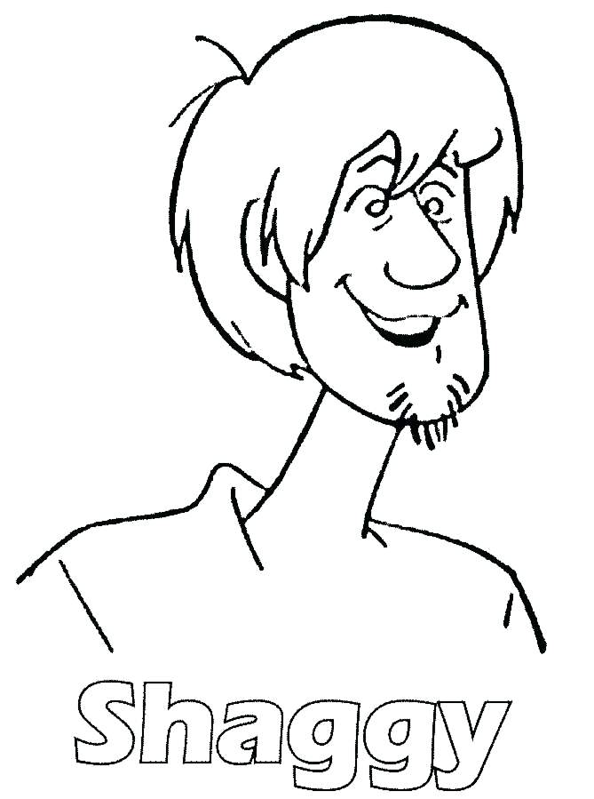 669x899 Shaggy Coloring Page Shaggy Library Coloring Pages Shaggy Dog