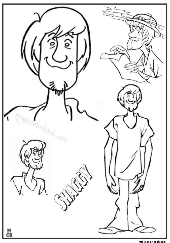 685x975 Shaggy Scooby Doo Free Coloring Pages.
