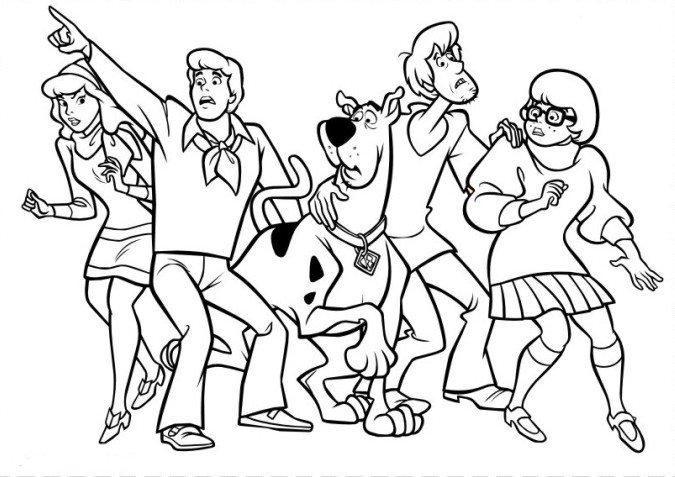 Scooby Doo And The Gang Coloring Pages