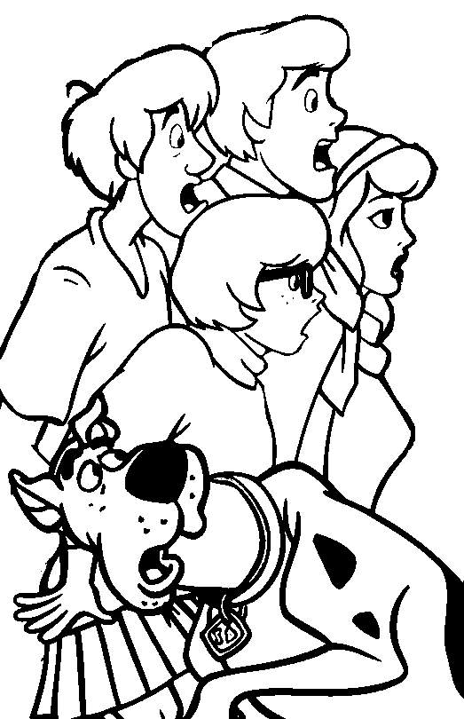 523x810 Scooby Doo Coloring Pages Free Coloring Pages