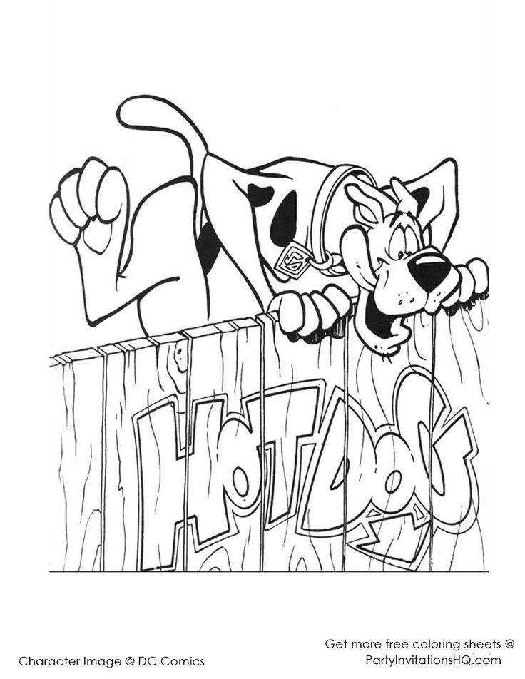 736x952 28 Best Scooby Doo Coloring Sheets Images On Coloring