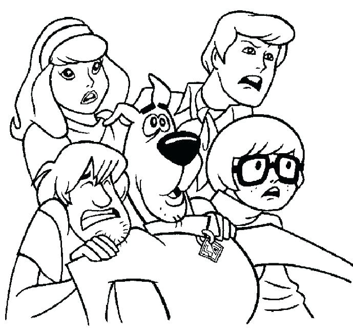 689x650 Scooby Doo Free Printables Coloring Pages Of Printable Coloring