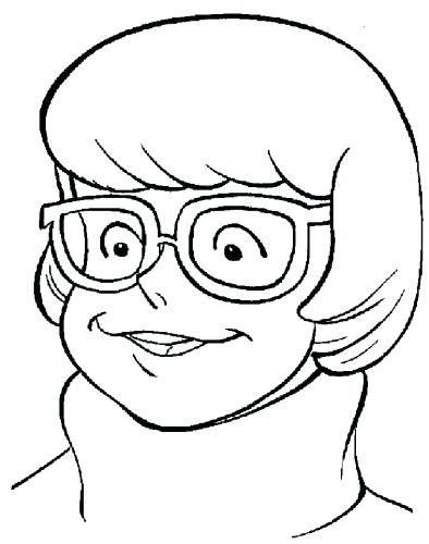 394x500 Scooby Doo Coloring Pages Velma