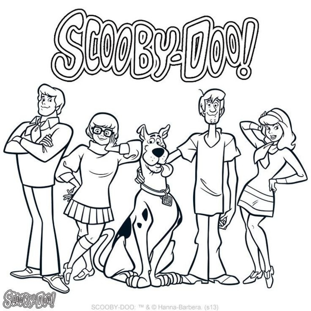 1024x1024 Value Scoo Doo Coloring Pages 1 On With Clever Star Wars 3 10977