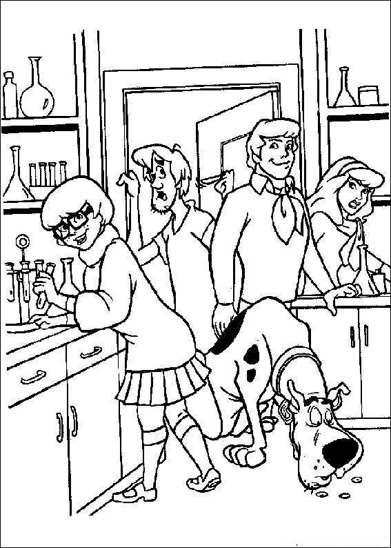 Scooby Doo Coloring Pages Free