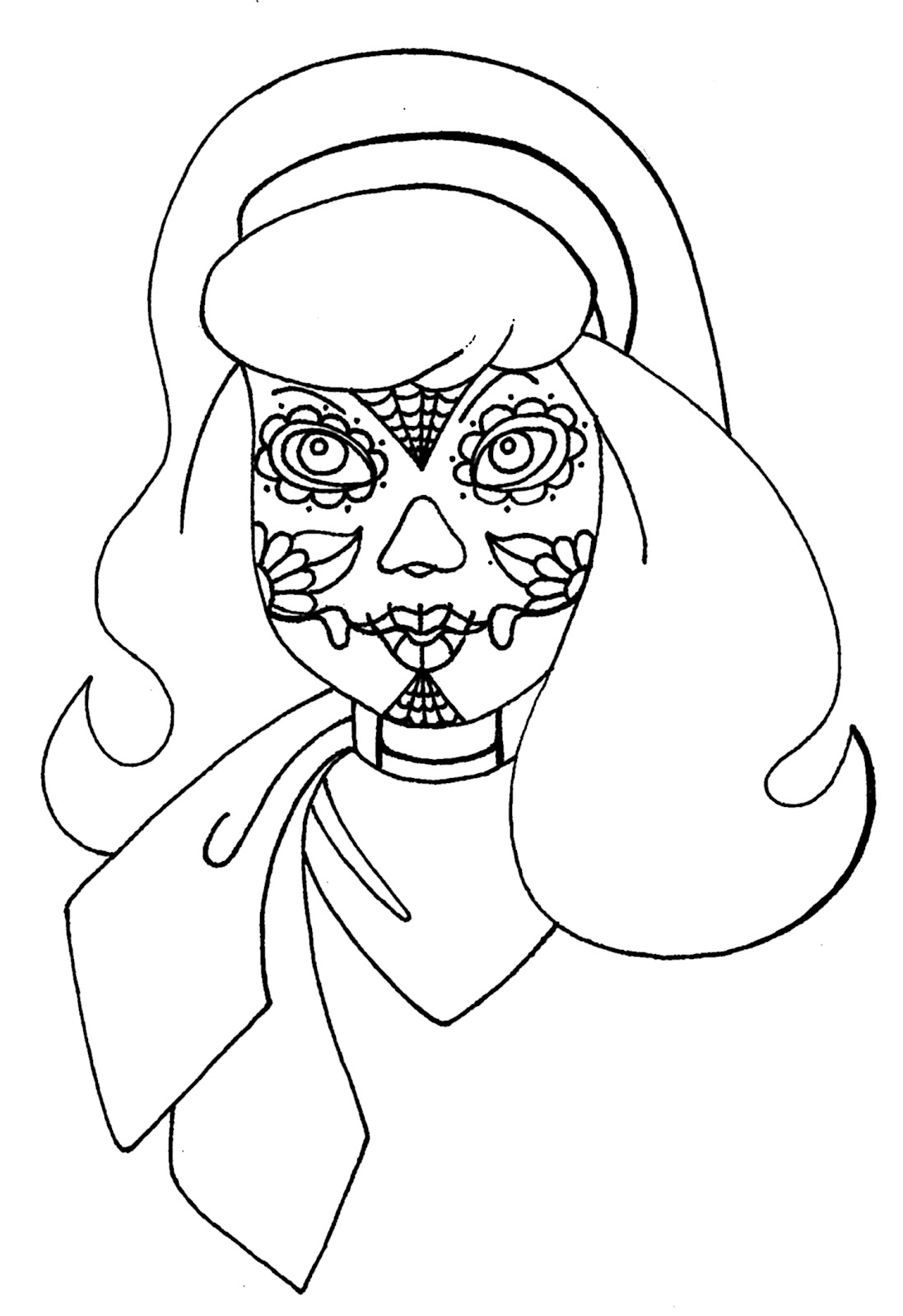 1097x1600 Scooby Doo Halloween Coloring Pages