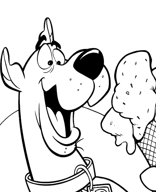 600x740 Scooby Doo Color Pages 2671862