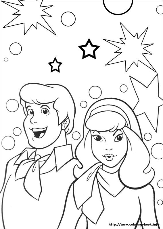 567x794 Scooby Dou Coloring Picture