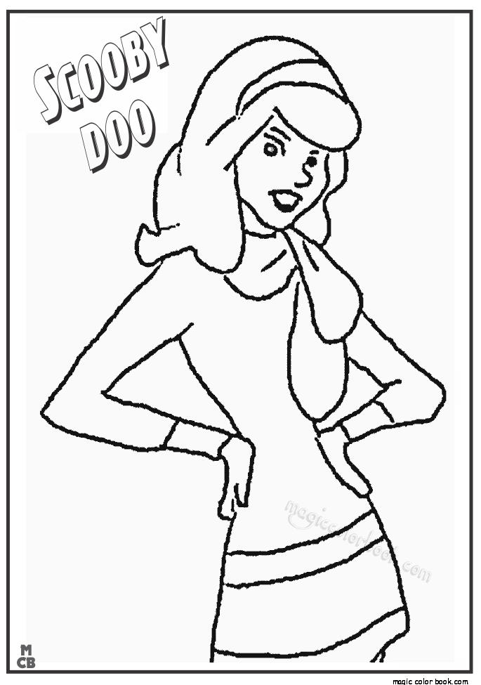 685x975 Scooby Doo Daphne Coloring Pages Scoo Doo Free Coloring Pages 12