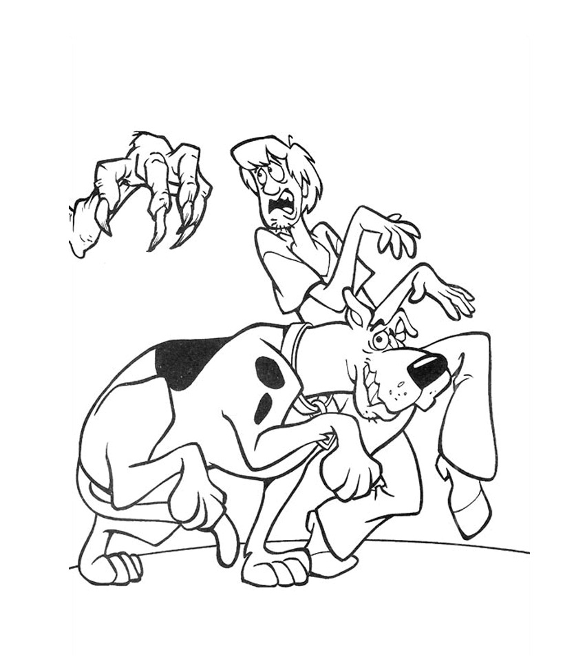 850x973 Scooby Doo Halloween Coloring Pages Has Scooby Doo Coloring Pages