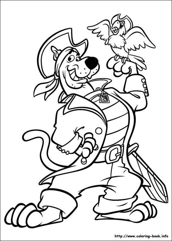 567x794 Scooby Dou Coloring Pages On Coloring