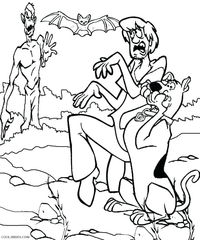 652x782 Free Printable Scooby Doo Halloween Coloring Pages For Kids