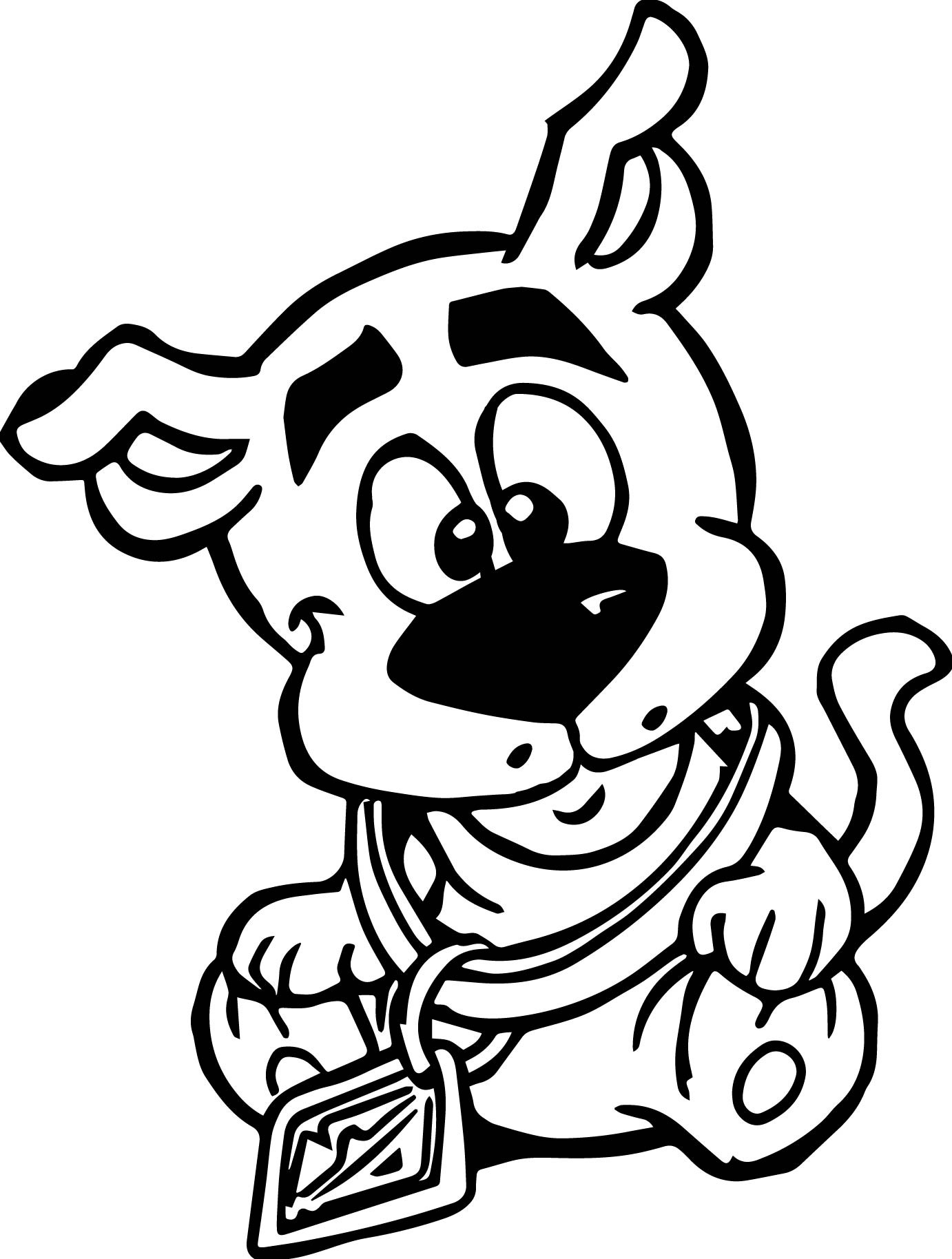 1382x1828 Monster From Scooby Doo Coloring Pages For Kids Fresh Bulldozer
