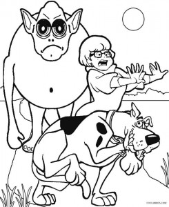 245x300 Scooby Doo Monster Coloring Pages Cool2bkids