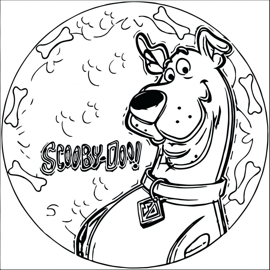 863x863 Free Printable Coloring Pages Halloween Scoobydoo Pictures