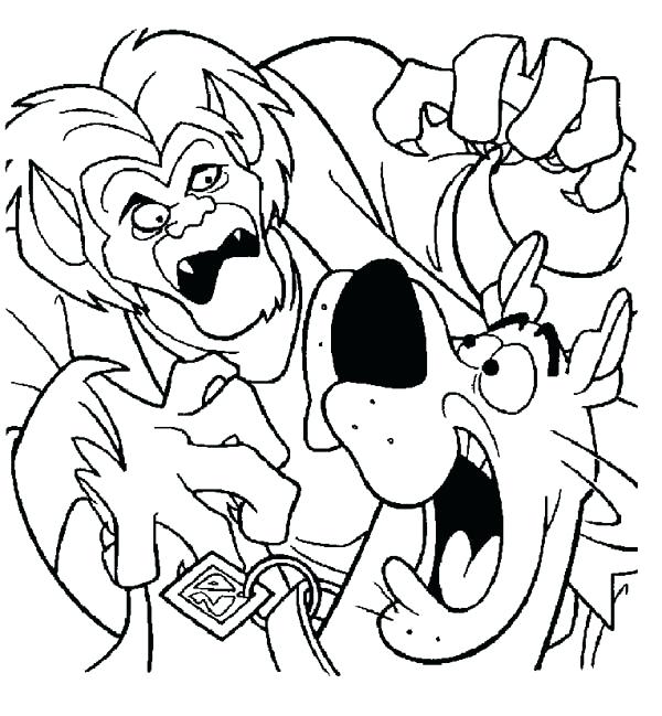 Scooby Doo Printable Coloring Pages