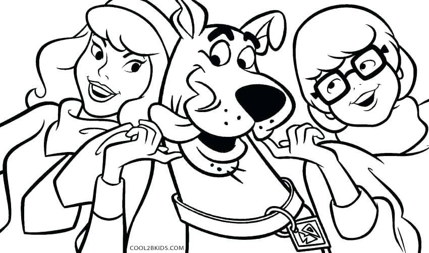 850x501 Scooby Doo Coloring Pages Printable Coloring Pages Color Pages