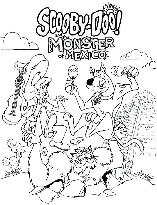 540x705 Scooby Doo Colouring Pages Free Free Printable Coloring Pages