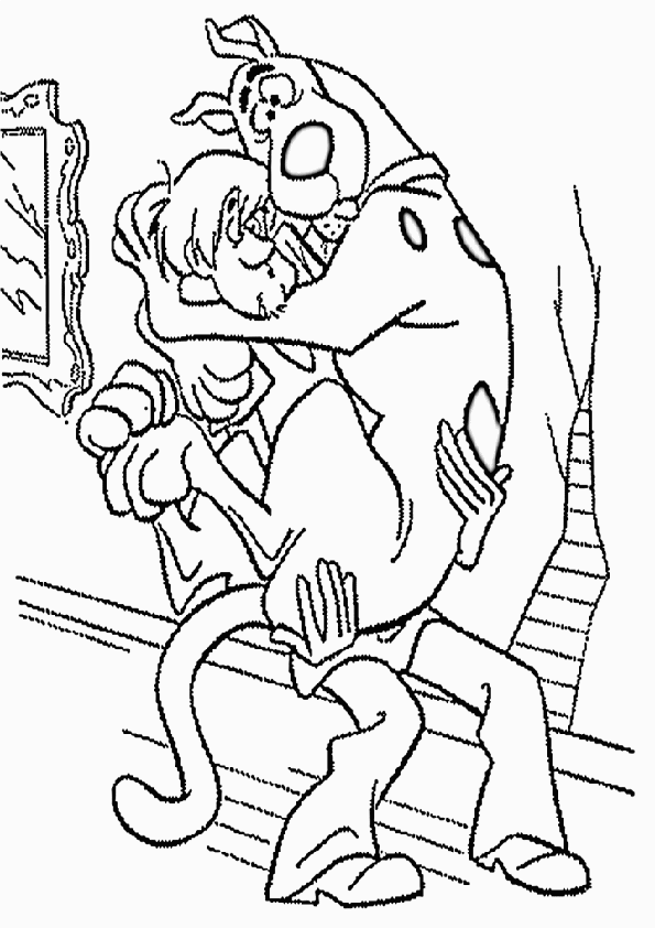 595x842 Scooby Doo Coloring Pages Free Printable Free Printable Scoo Doo