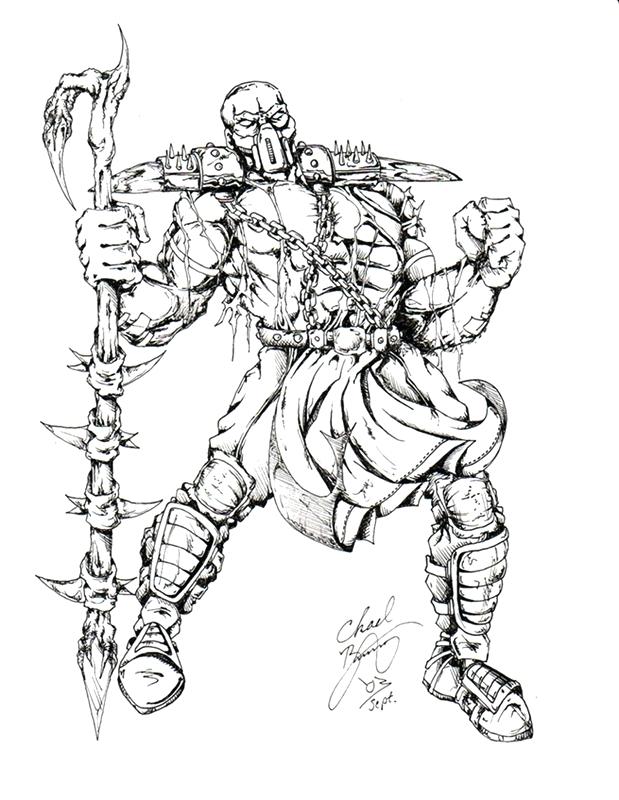 619x800 Scorpion Coloring Free Printable Coloring Pages Of Mortal