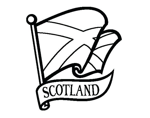 600x470 Scotland Coloring Pages Flag Of Coloring Page Scotland Flag