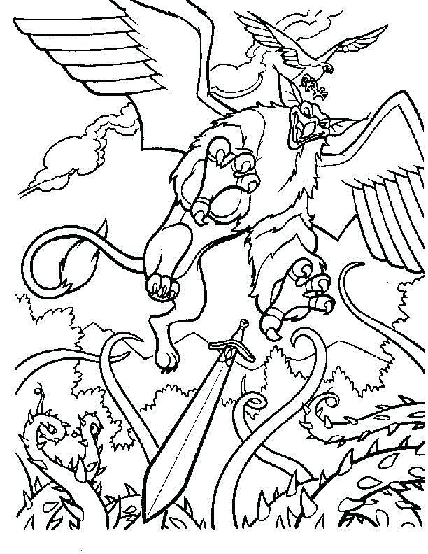 612x792 Scottish Coloring Pages Coloring Pages Beast Quest Movie Beast