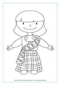 236x333 Scottish Piper Colouring Page Scotlandengland Trip