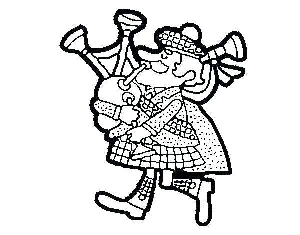 600x470 Kilt Colouring Page Colouring Pages For Kids Kilt Colouring Page