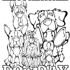 268x268 Scottie Dog Coloring Page Kids Drawing And Coloring Pages