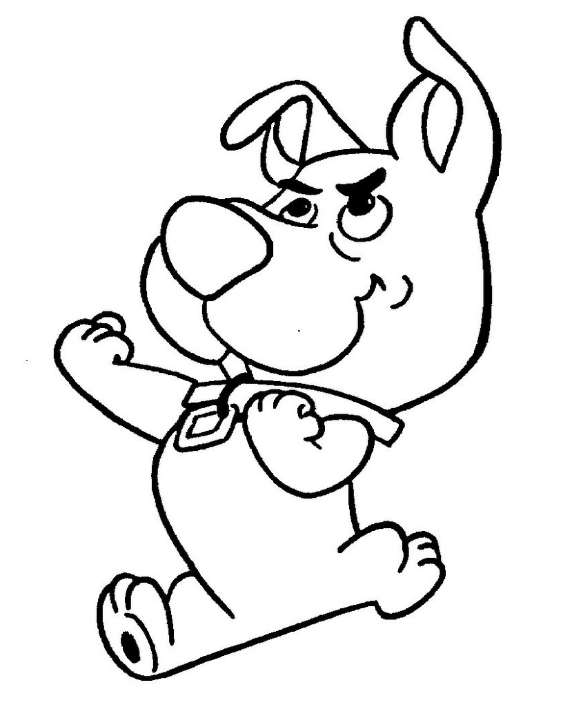 829x1024 Scrappy Doo Coloring Pages