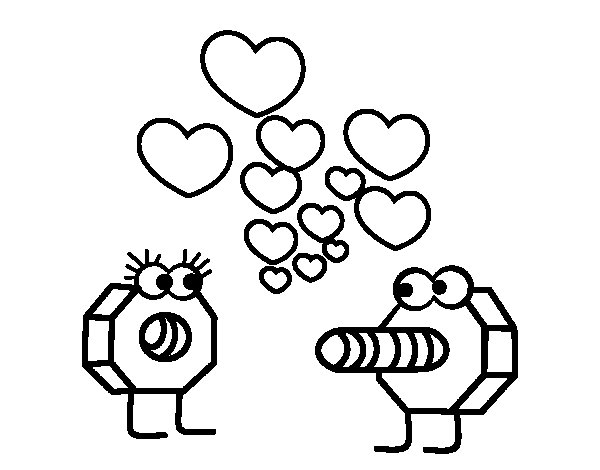 600x470 Lover Screw Coloring Page