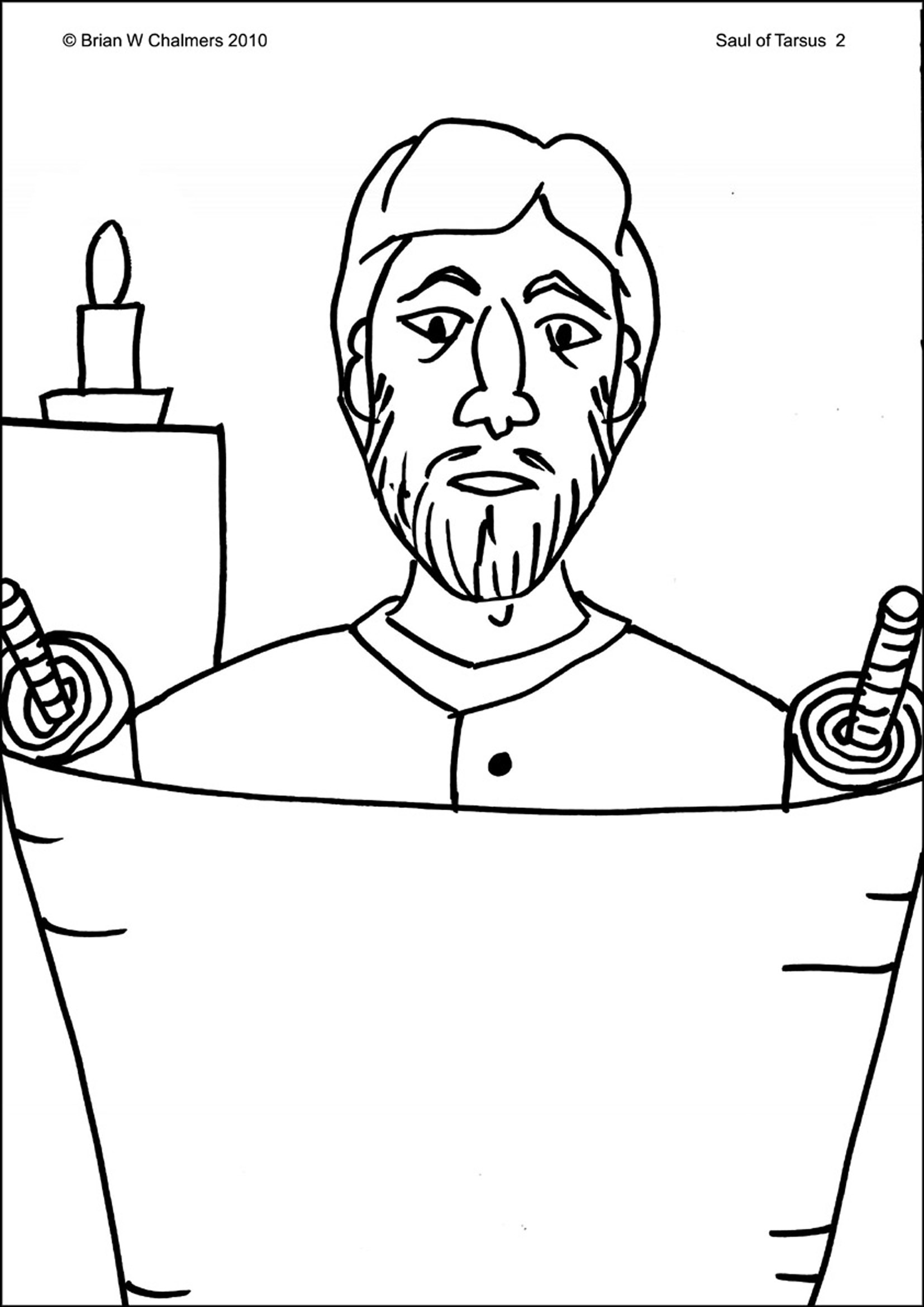Scroll Coloring Page
