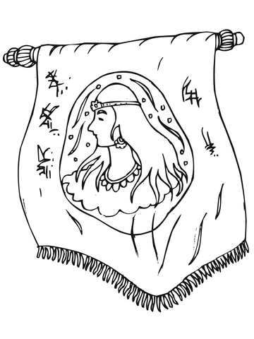 360x480 Scroll Coloring Page Extraordinary Queen Esther Scroll Coloring