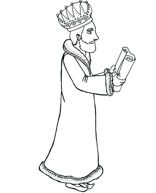 600x740 Scroll Coloring Page King Coloring Sheet Scroll Coloring Page Free