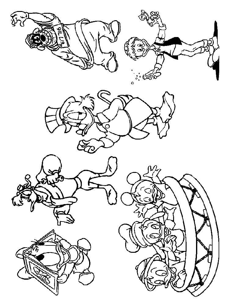 750x1000 Scrooge Mcduck Coloring Pages. Download And Print Scrooge Mcduck