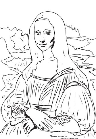 334x480 Leonardos Horse Sculpture Coloring Pageleonardo Da Vinci Coloring