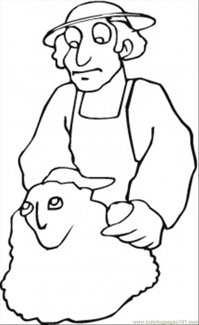 650x1063 Man Is Making Sculpture Coloring Page
