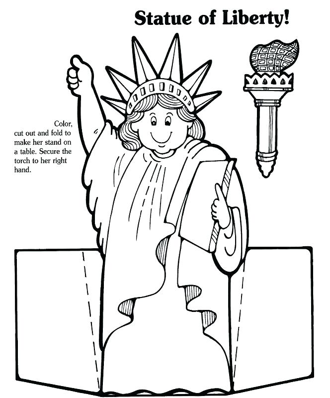 664x800 Statue Of Liberty Coloring Pages Unique Statue Of Liberty Coloring