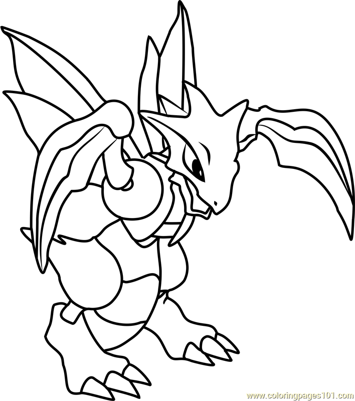 708x800 Pokemon Coloring Pages Scyther
