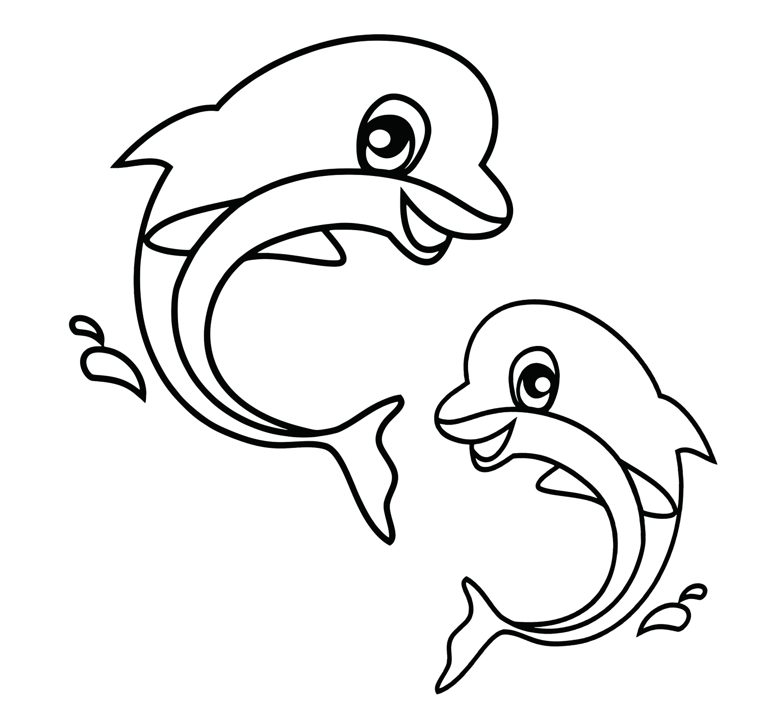 1500x1374 Great Cute Animal Coloring Pages Best S Of Sea Animals Free
